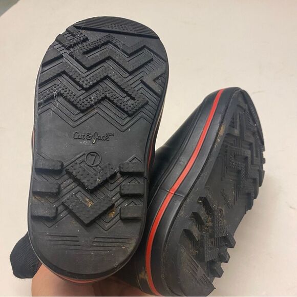 Cat & Jack Scout Buffalo Plaid Winter waterproof rain snow Boots toddler child 7 - Picture 5 of 6